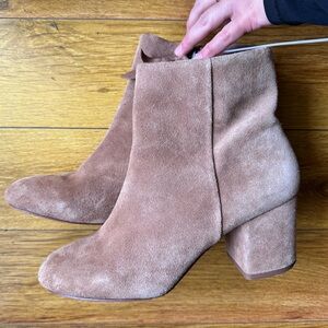 Splendid Suede Ankle Boots suntan/Sand beige